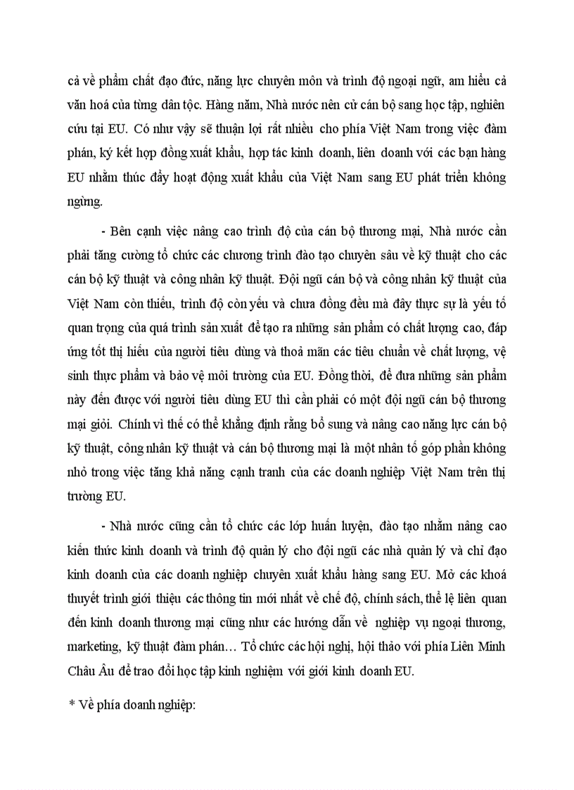 image for page Một số giải pháp chủ yếu để hàng hoá của Việt Nam thâm nhập vào thị trường EU
