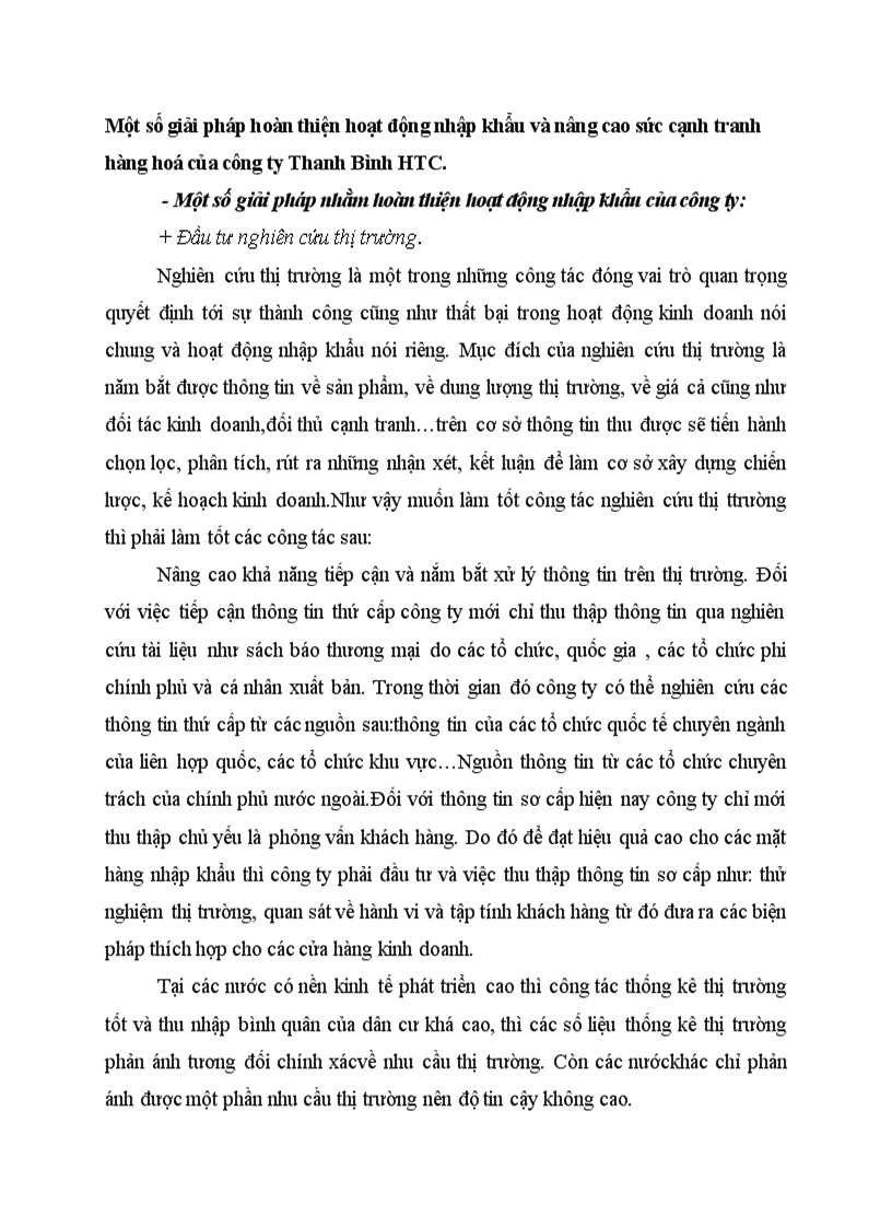 image for page Một số giải pháp hoàn thiện hoạt động nhập khẩu và nâng cao sức cạnh tranh hàng hoá của công ty Thanh Bình HTC