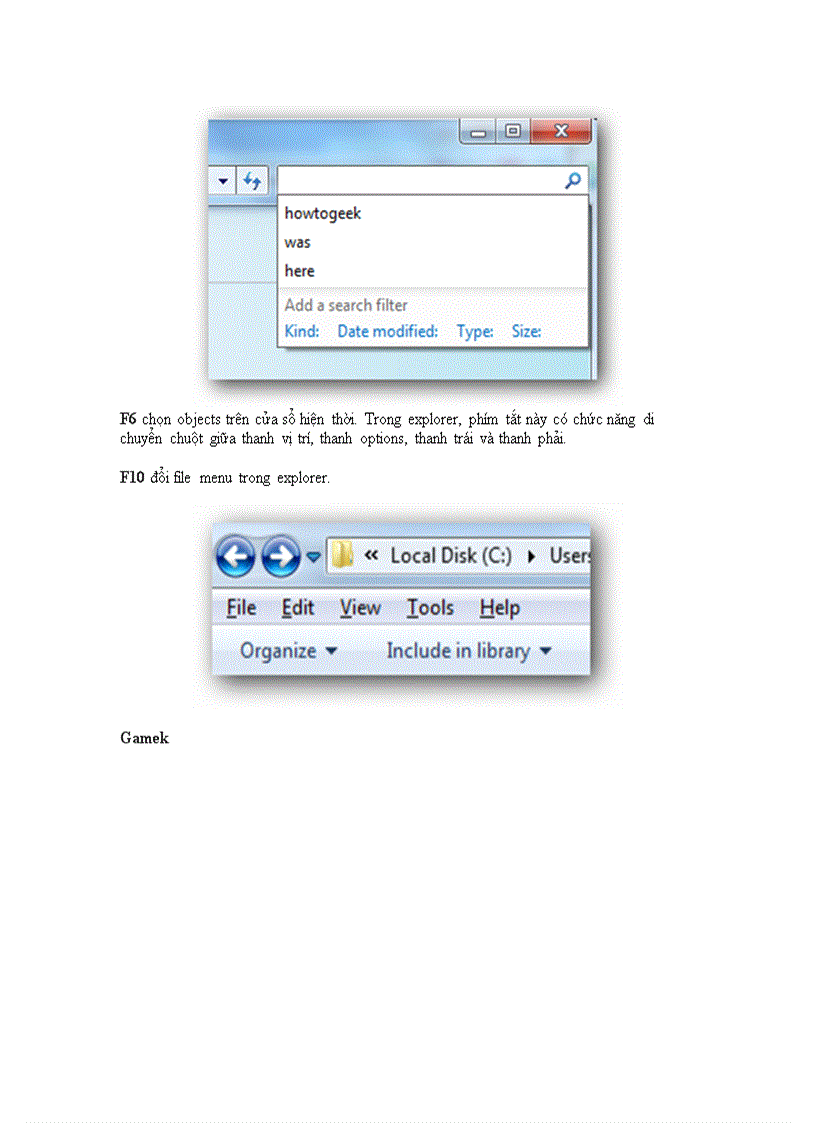 image for page Một số phím tắt hữu dụng trong Windows có thể bạn chưa biết