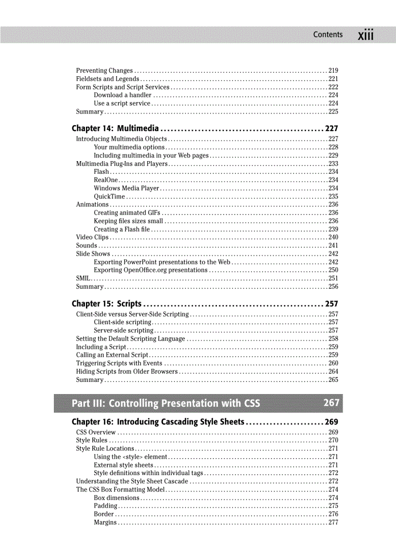 image for page HTML XHTML and CSS Bible