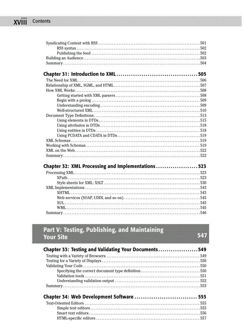 image for page HTML XHTML and CSS Bible