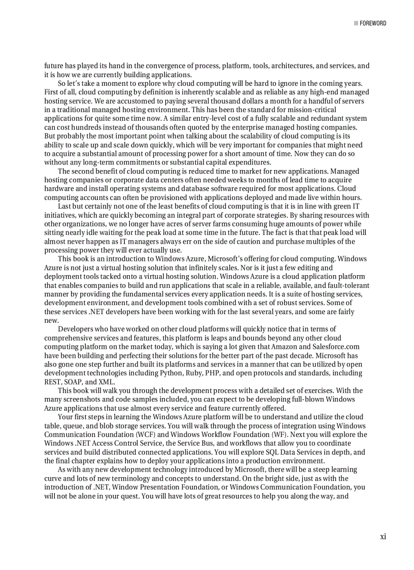 image for page Introducing Windows Azure