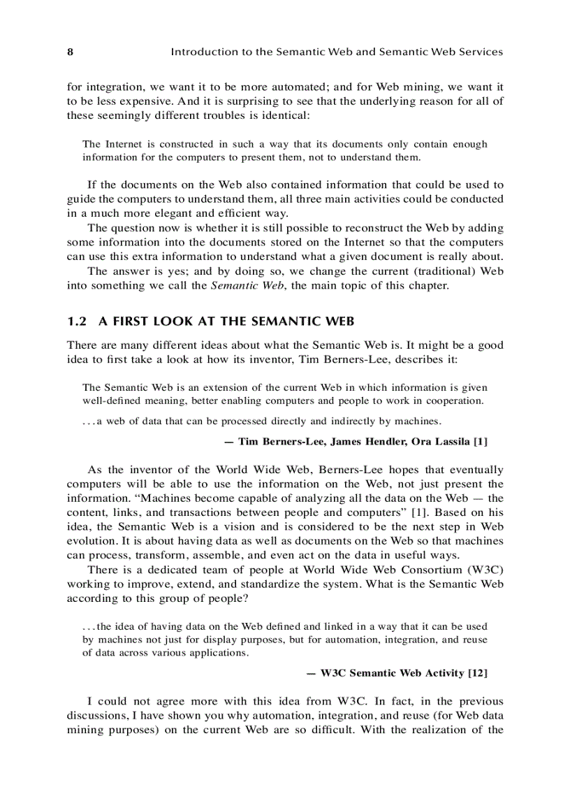 image for page Introduction to the Semantic Web and Semantic Web Services