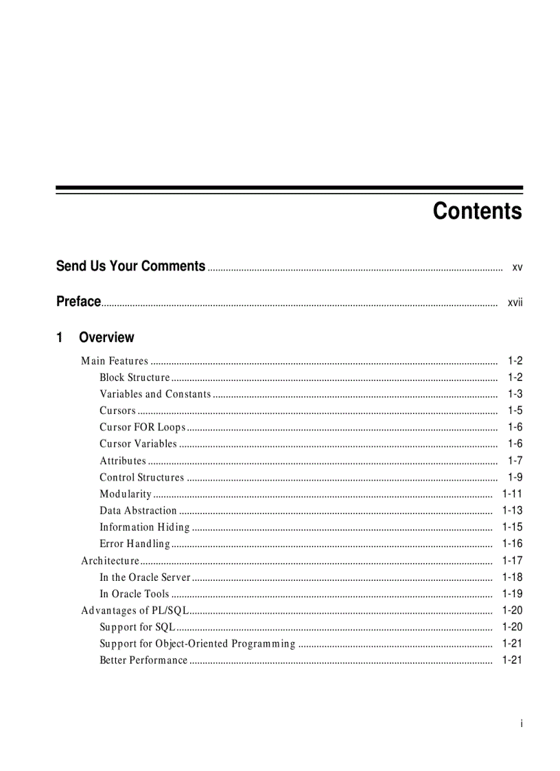 image for page PL SQL User s Guide and Reference phần 1