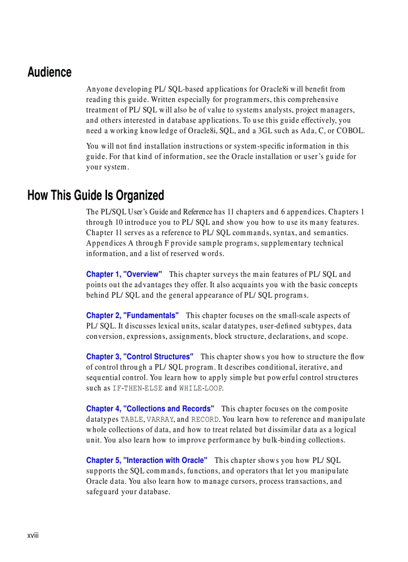image for page PL SQL User s Guide and Reference phần 1