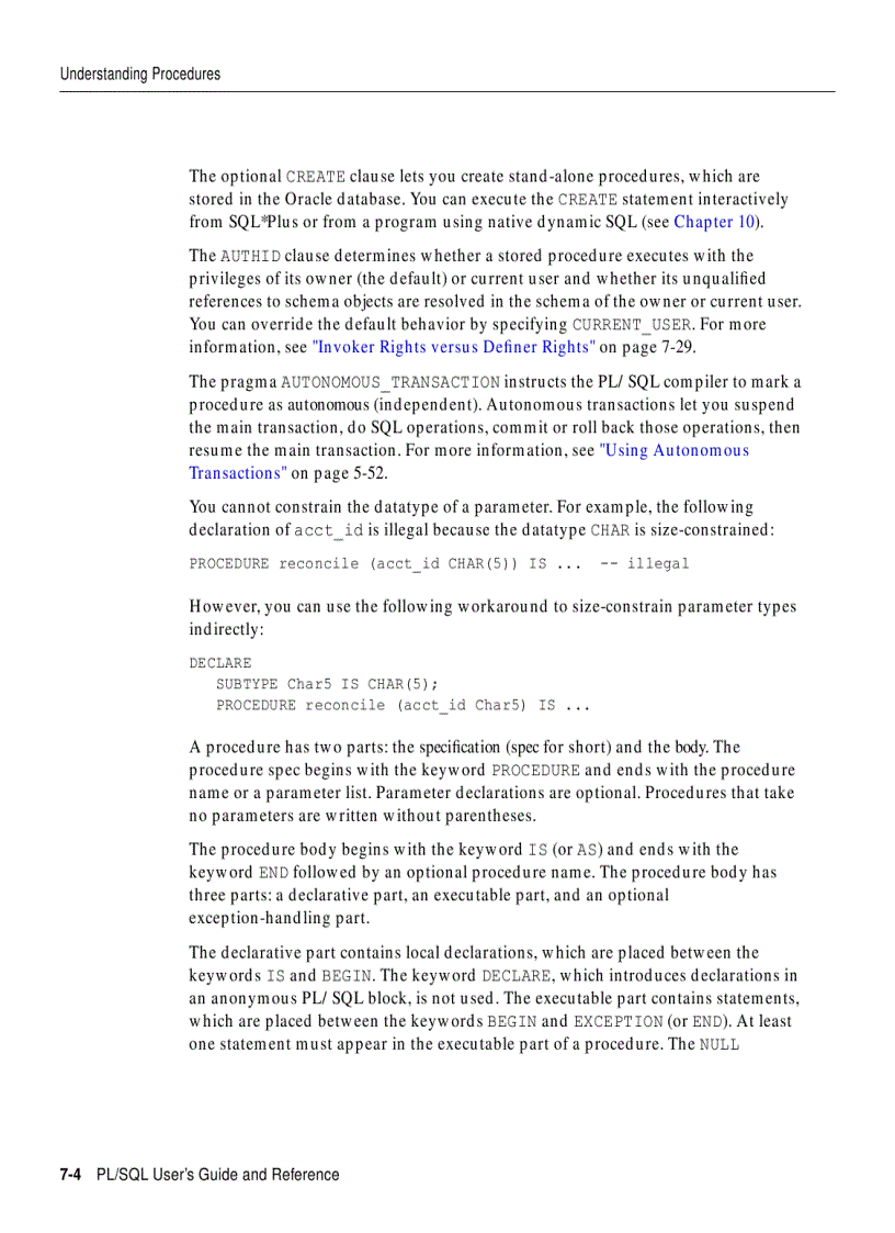image for page PL SQL User s Guide and Reference phần 5