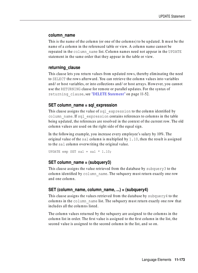 image for page PL SQL User s Guide and Reference phần 10