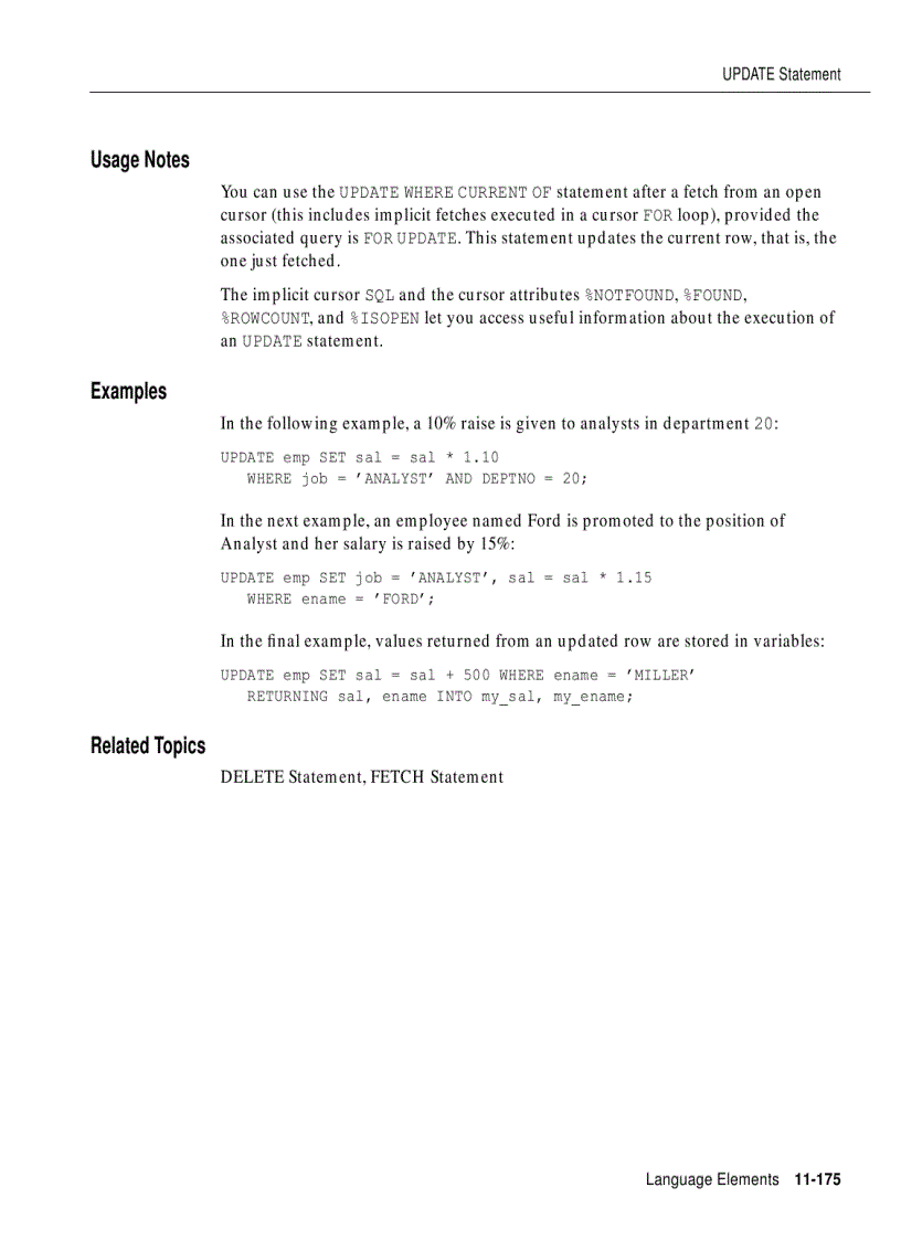 PL SQL User s Guide and Reference phần 10