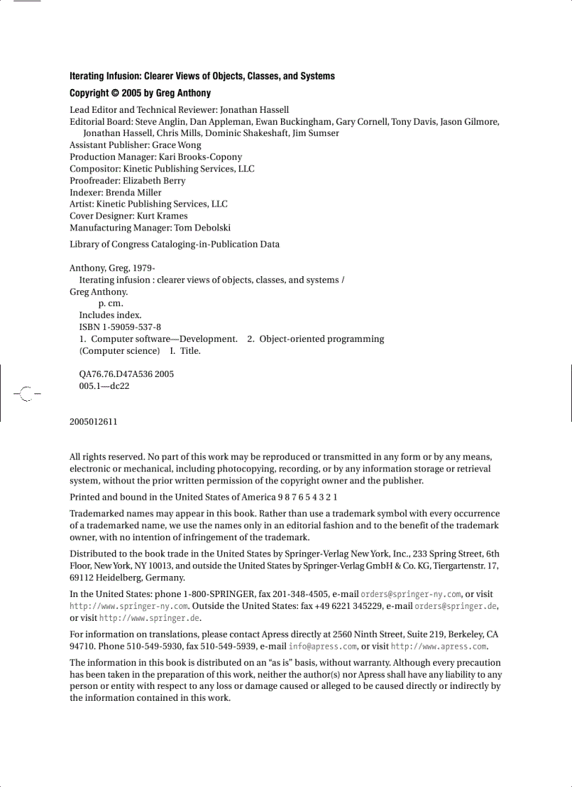 image for page Iterating Infusion Clearer Views of Objects Classes and Systems