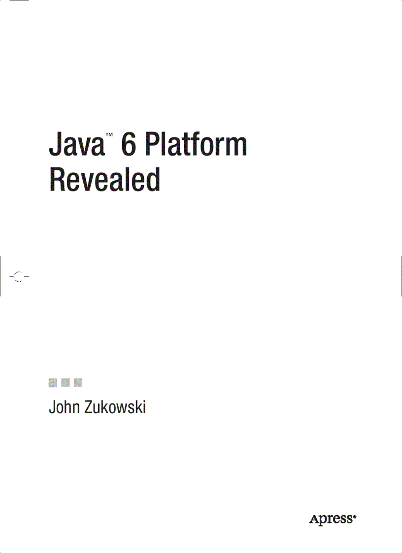 image for page Java 6 Platform Revealed