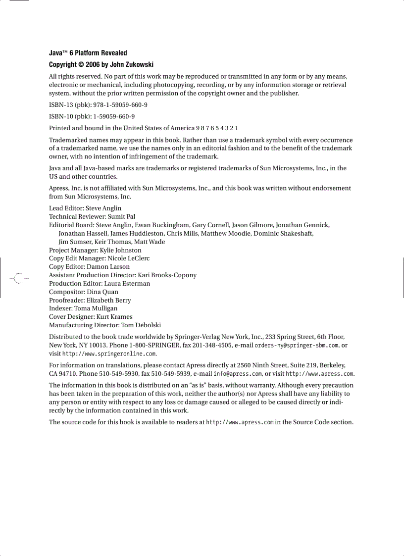 image for page Java 6 Platform Revealed
