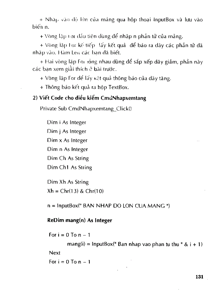 image for page Tự học thiết kế chương trình cho học sinh làm toán bằng visual basic 6 0 II p3