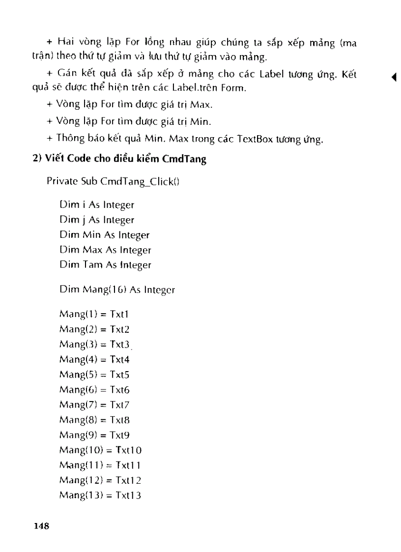 image for page Tự học thiết kế chương trình cho học sinh làm toán bằng visual basic 6 0 II p3