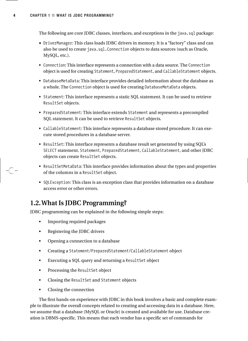 image for page JDBC Metadata MySQL and Oracle Recipes A Problem Solution Approach