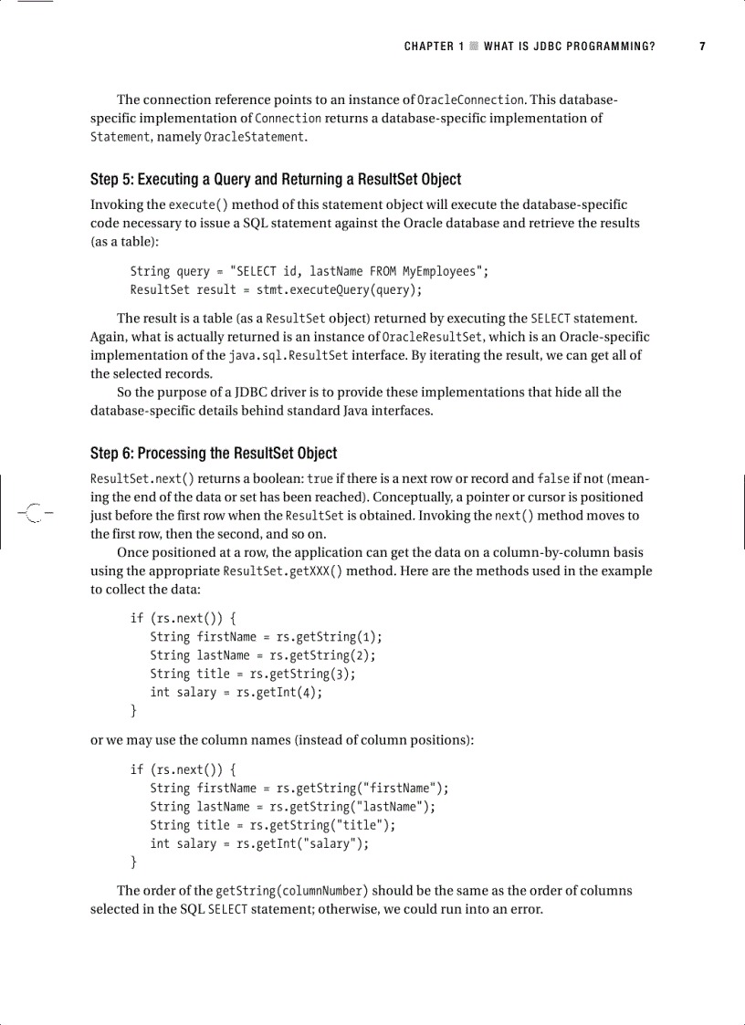 image for page JDBC Metadata MySQL and Oracle Recipes A Problem Solution Approach