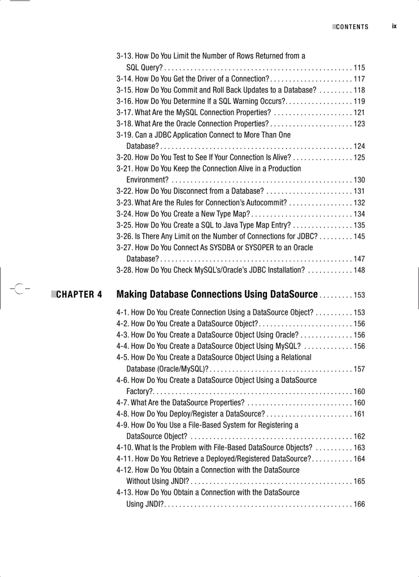 image for page JDBC Recipes A Problem Solution Approach