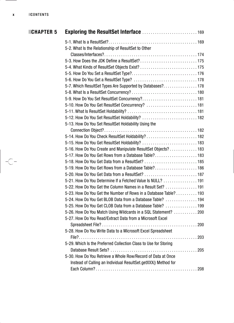 image for page JDBC Recipes A Problem Solution Approach