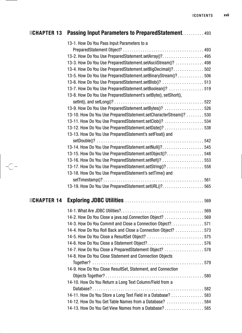 image for page JDBC Recipes A Problem Solution Approach