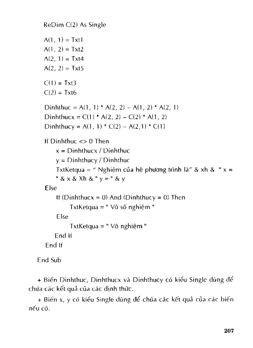 image for page Tự học thiết kế chương trình cho học sinh làm toán bằng visual basic 6 0 II p4