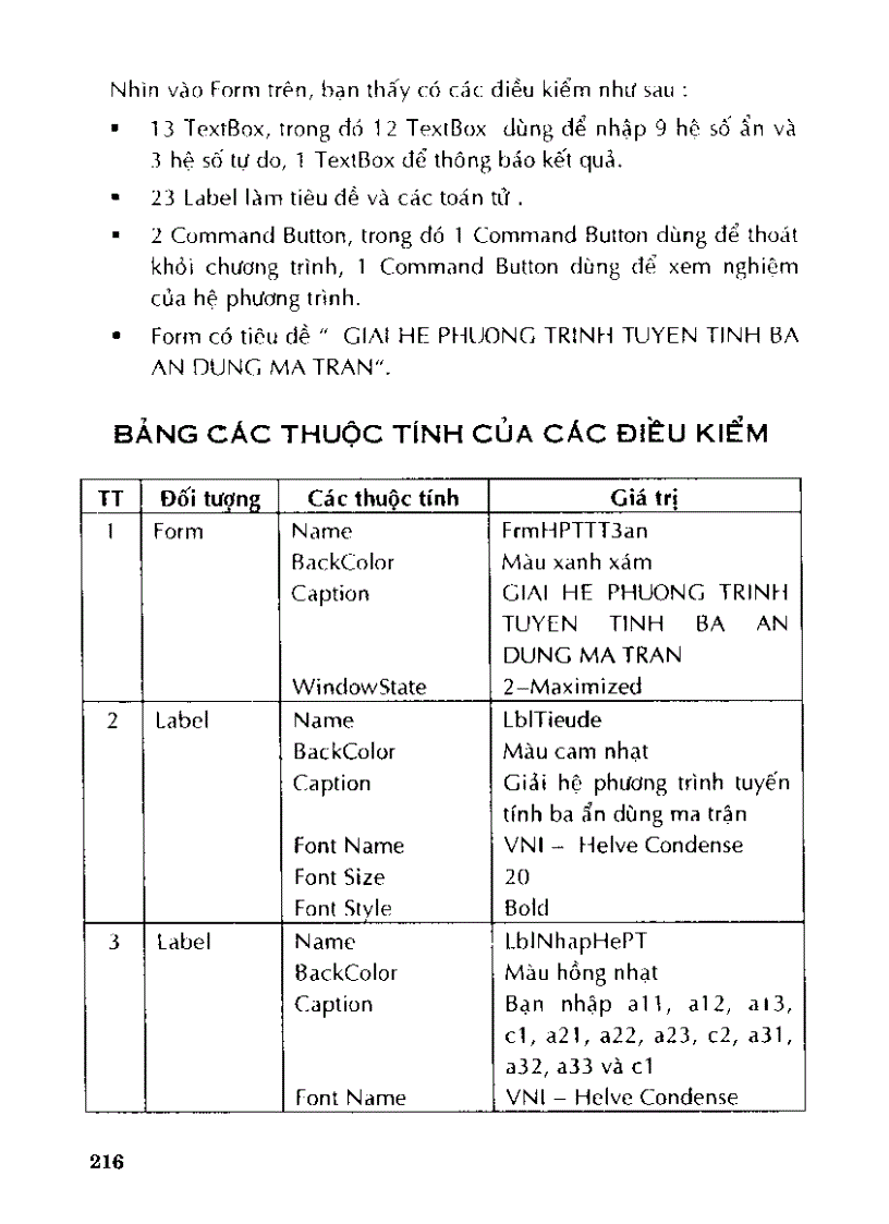 image for page Tự học thiết kế chương trình cho học sinh làm toán bằng visual basic 6 0 II p4