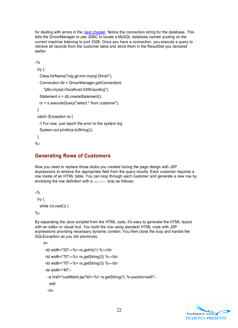 image for page JSP Examples and Best Practices