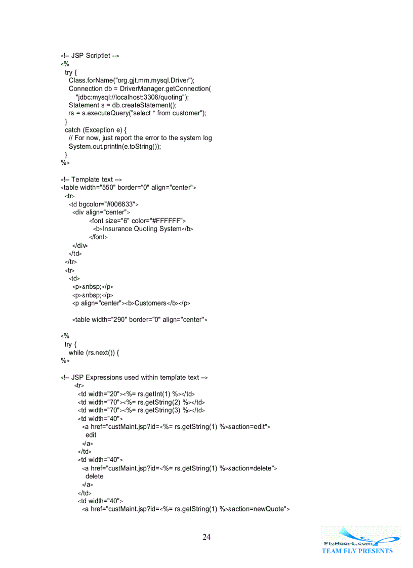 image for page JSP Examples and Best Practices