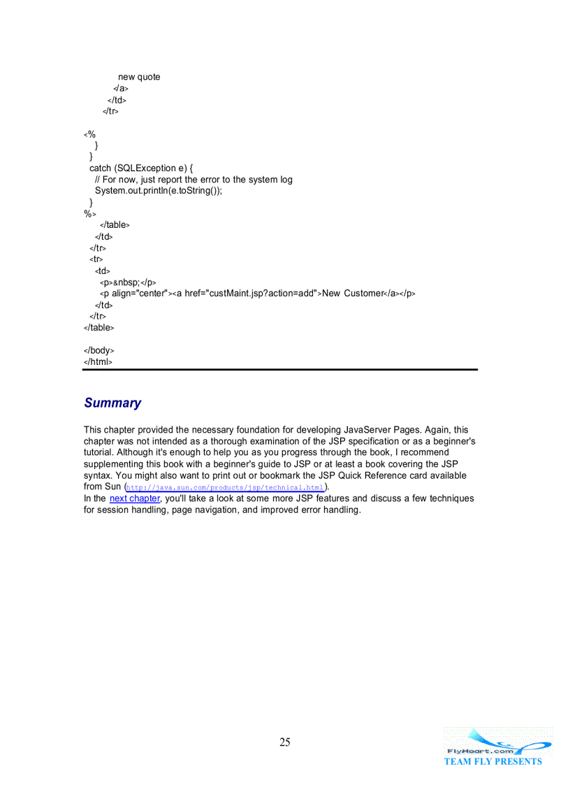 image for page JSP Examples and Best Practices