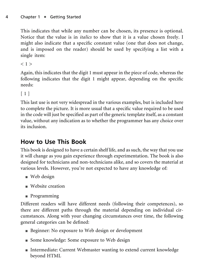 image for page Just Enough Web Programming with XHTMLtm PHP R and MySQL