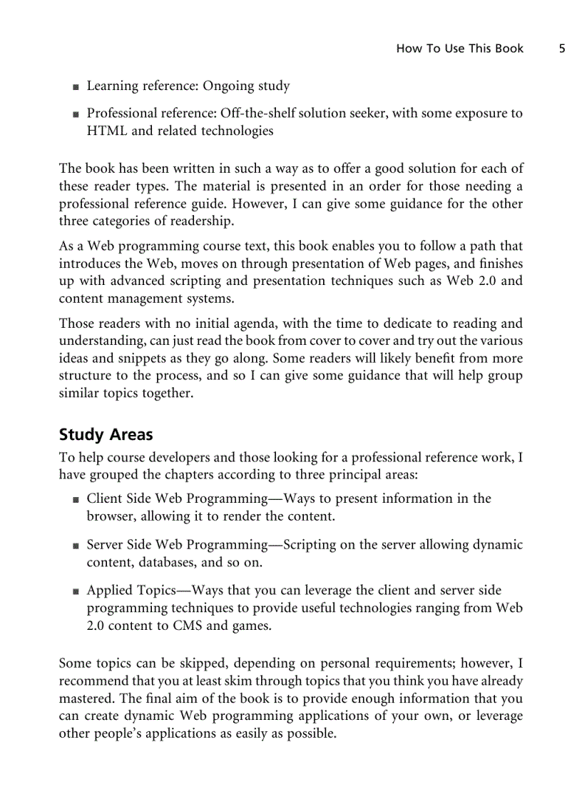 image for page Just Enough Web Programming with XHTMLtm PHP R and MySQL