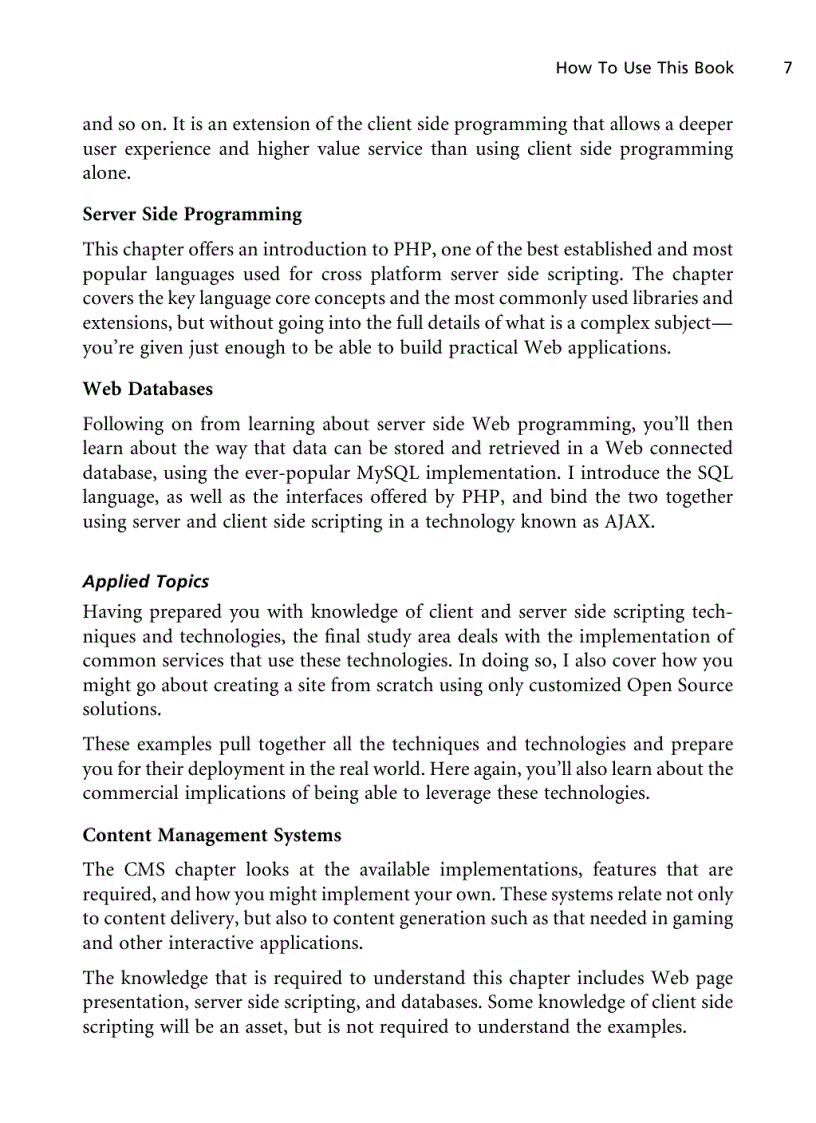 image for page Just Enough Web Programming with XHTMLtm PHP R and MySQL
