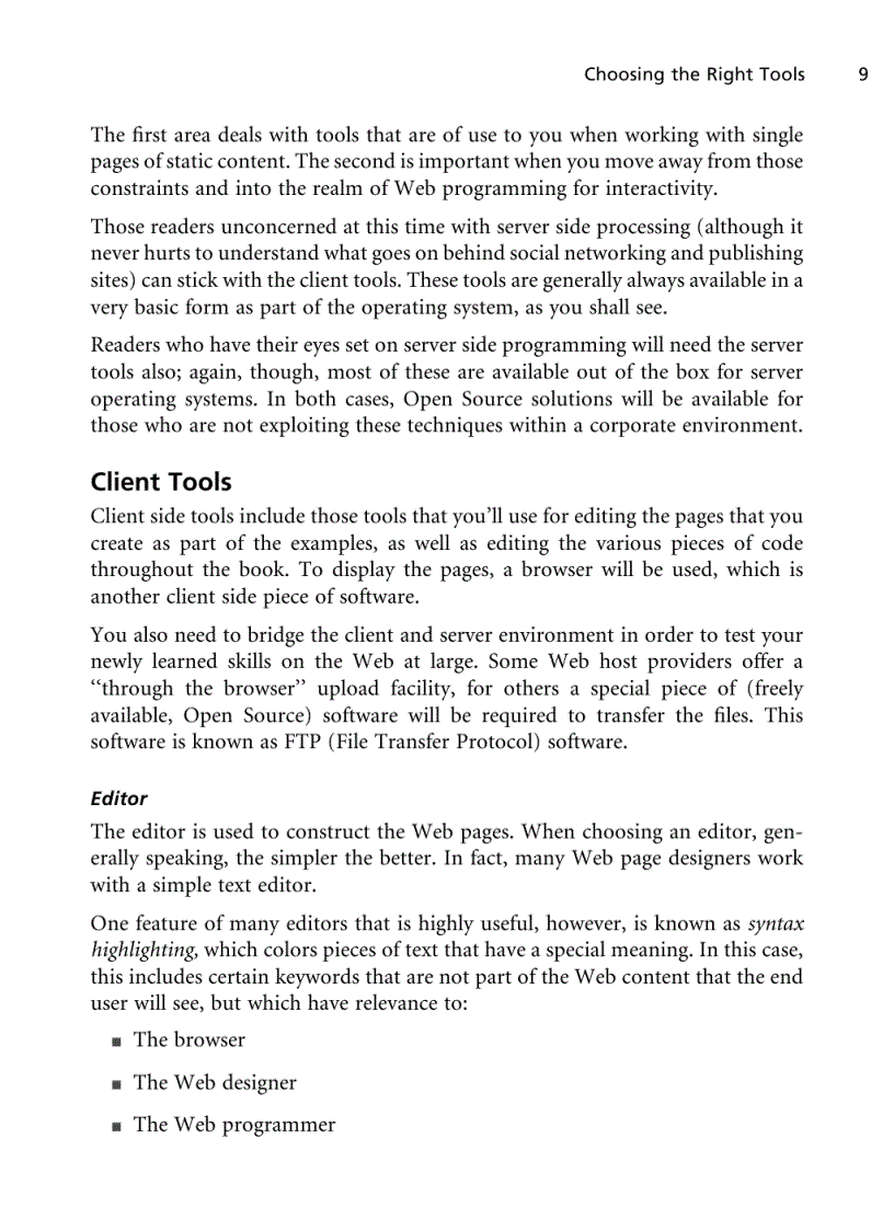 image for page Just Enough Web Programming with XHTMLtm PHP R and MySQL