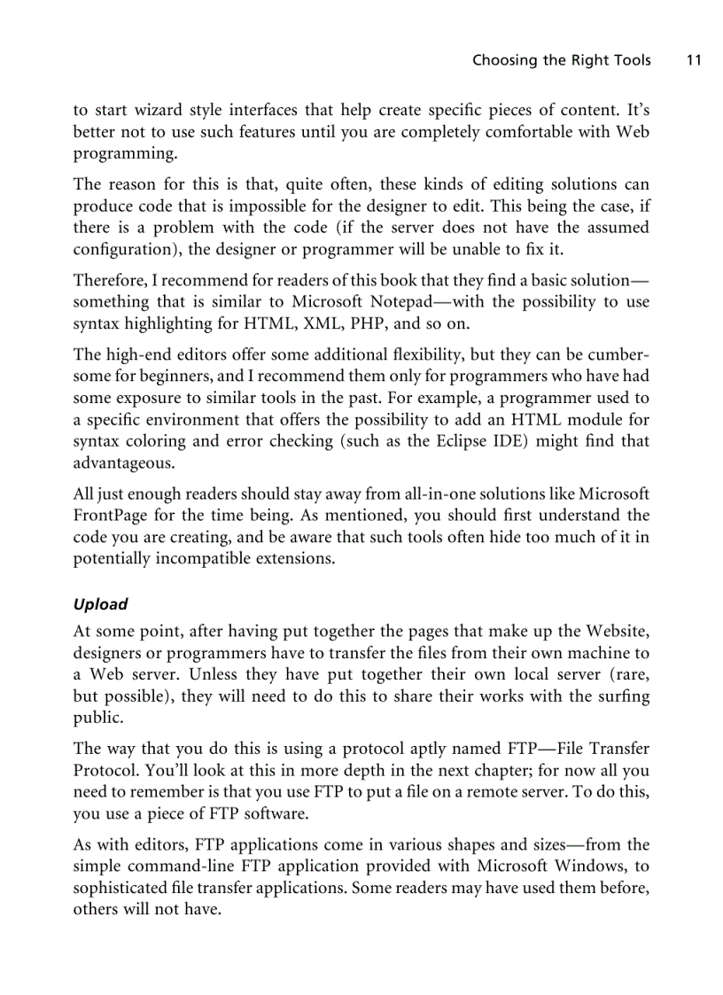 image for page Just Enough Web Programming with XHTMLtm PHP R and MySQL