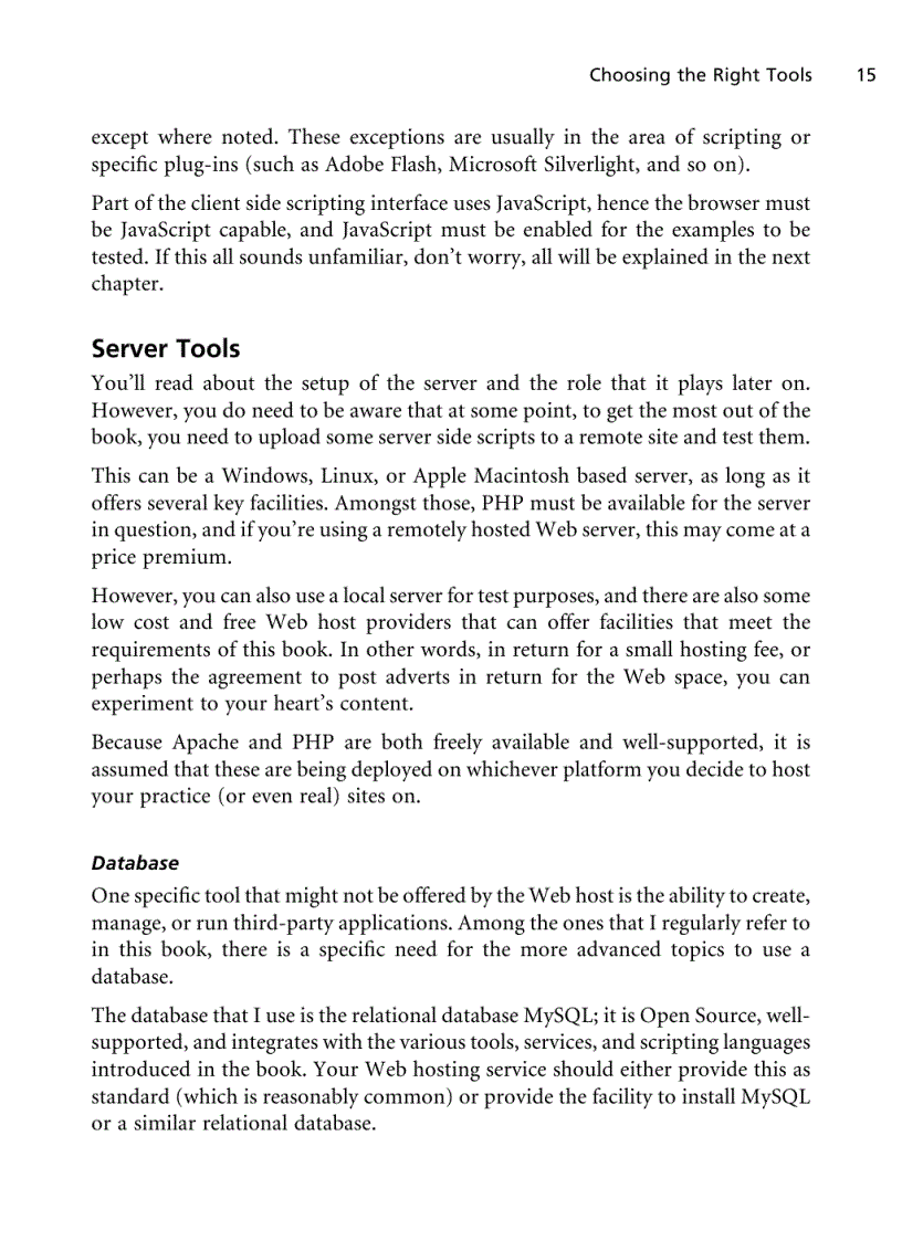 image for page Just Enough Web Programming with XHTMLtm PHP R and MySQL