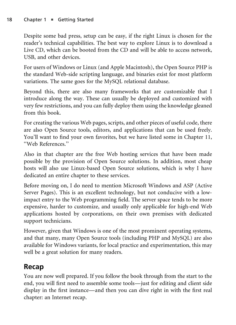 image for page Just Enough Web Programming with XHTMLtm PHP R and MySQL