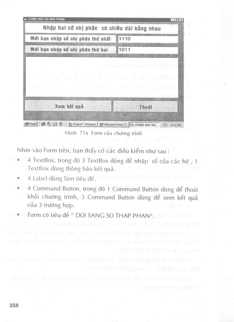 image for page Tự học thiết kế chương trình cho học sinh làm toán bằng visual basic 6 0 II p6