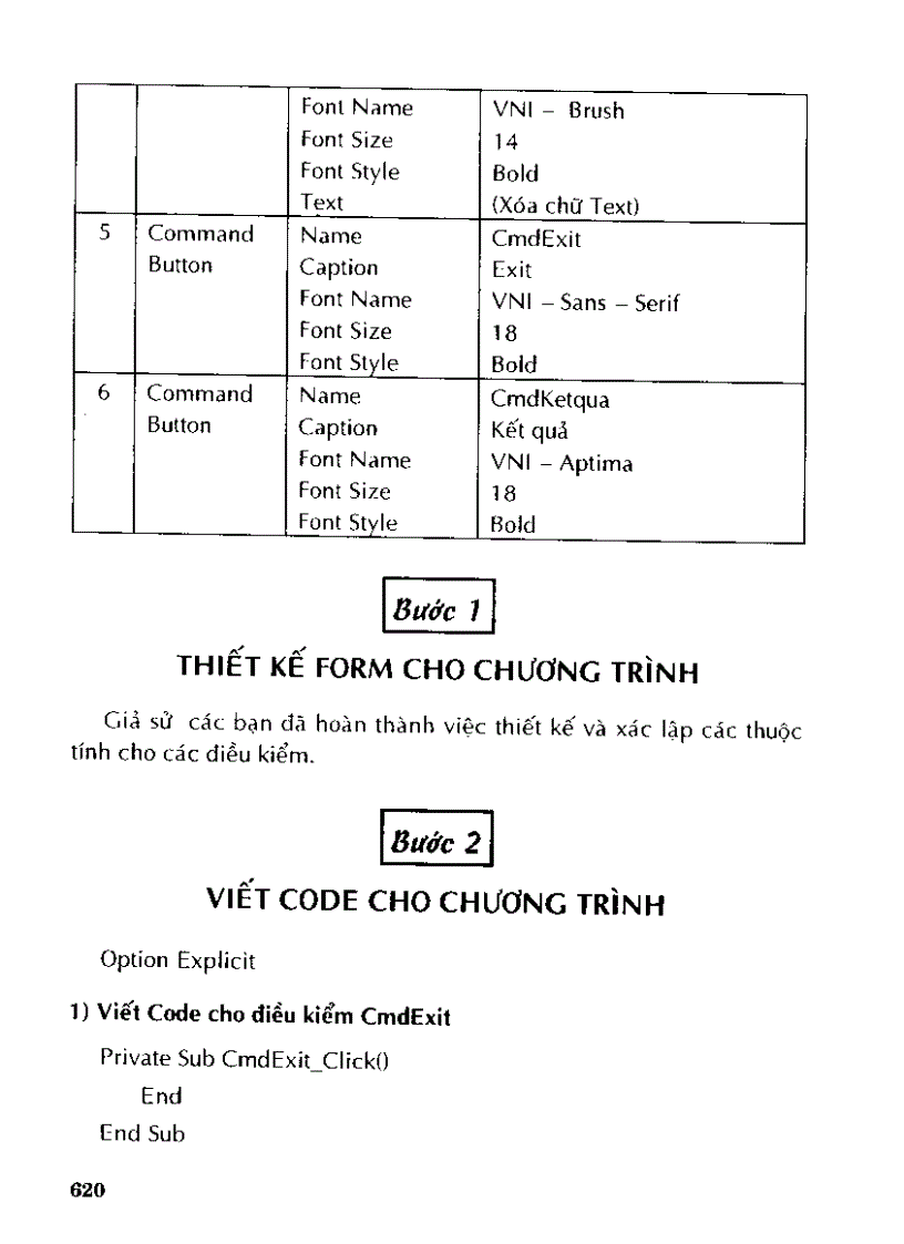 image for page Tự học thiết kế chương trình cho học sinh làm toán bằng visual basic 6 0 II p10
