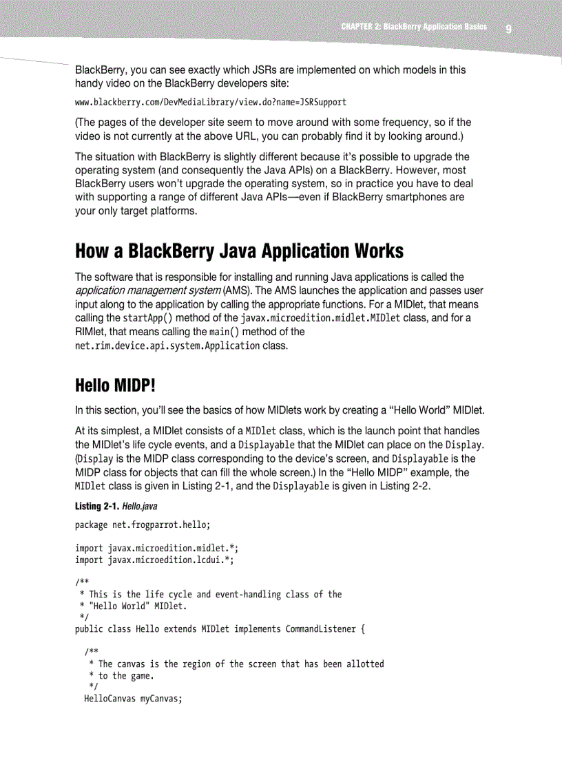 image for page Learn BlackBerry Games Development