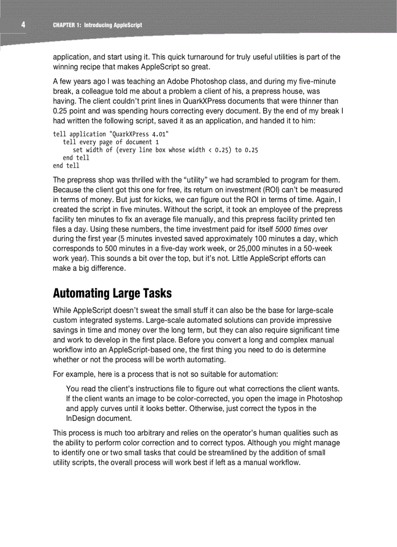 image for page Learn Apple Script The Comprehensive Guide to Scripting and Automation on Mac OS X Third Edition