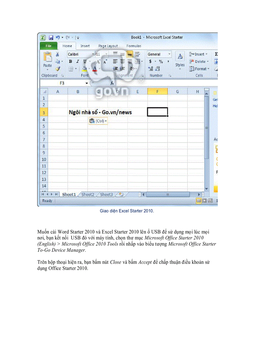 image for page Xài miễn phí Word 2010 Excel 2010 trên ổ USB