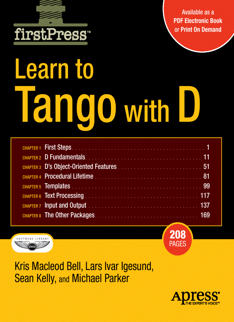 image for page Learn to Tango with D