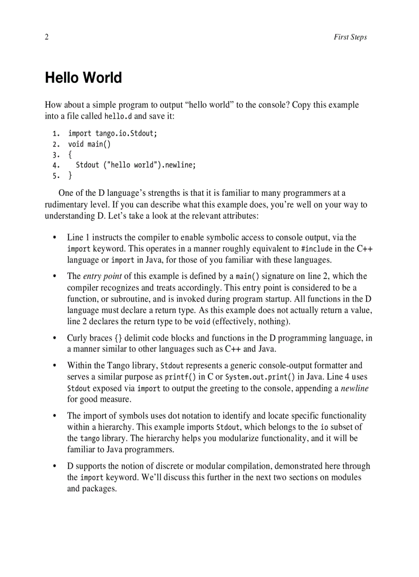 image for page Learn to Tango with D