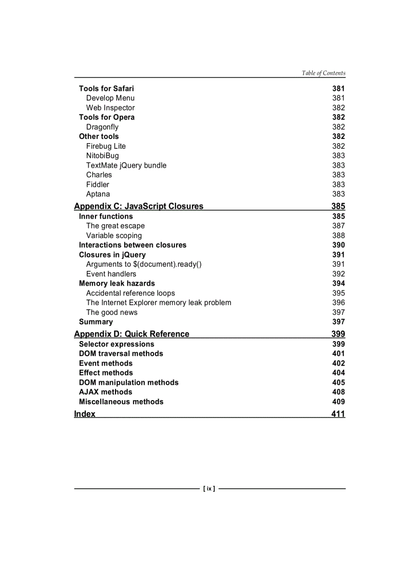 image for page Learning jQuery 1 3