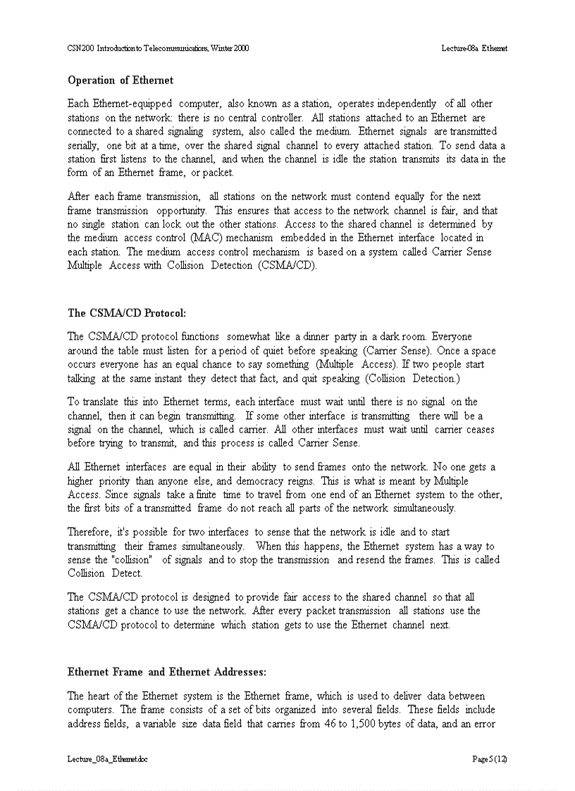 image for page Ethernet