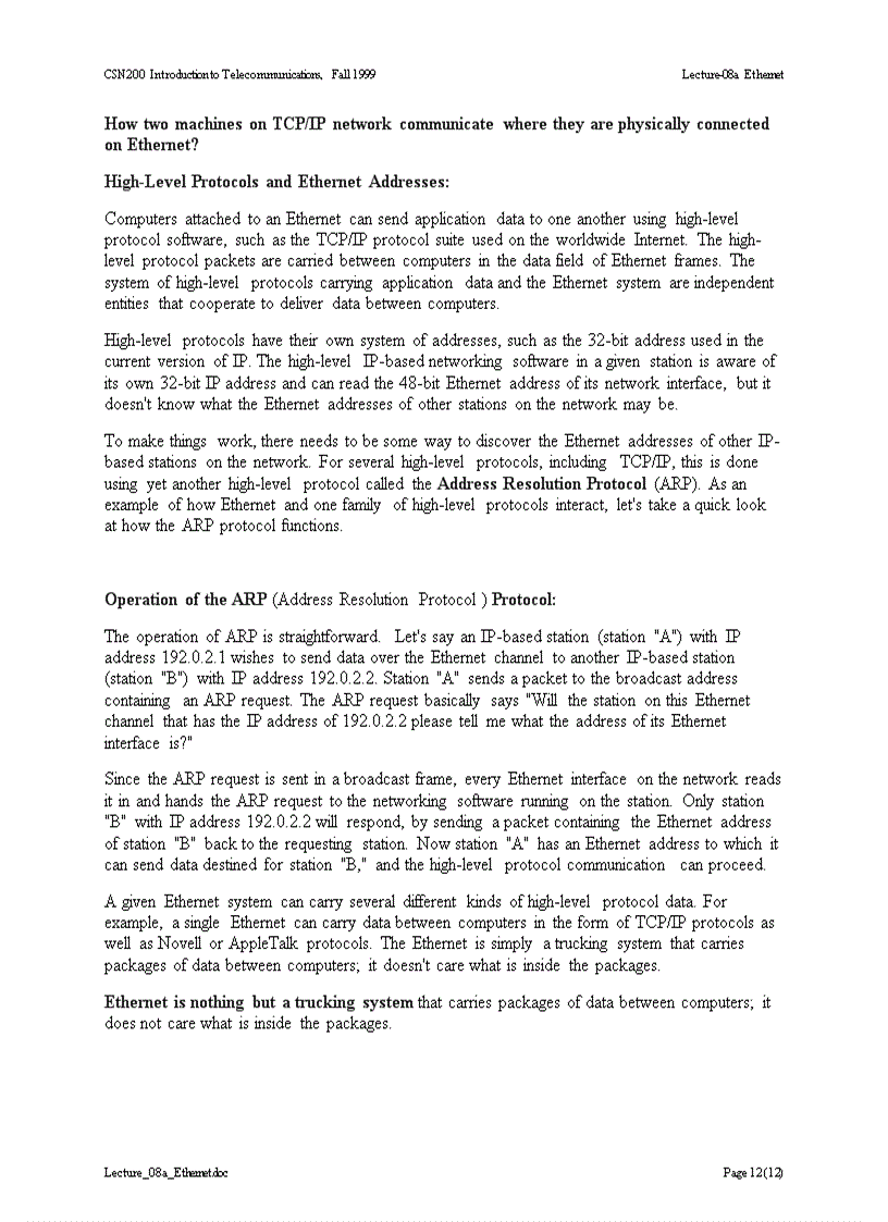 image for page Ethernet