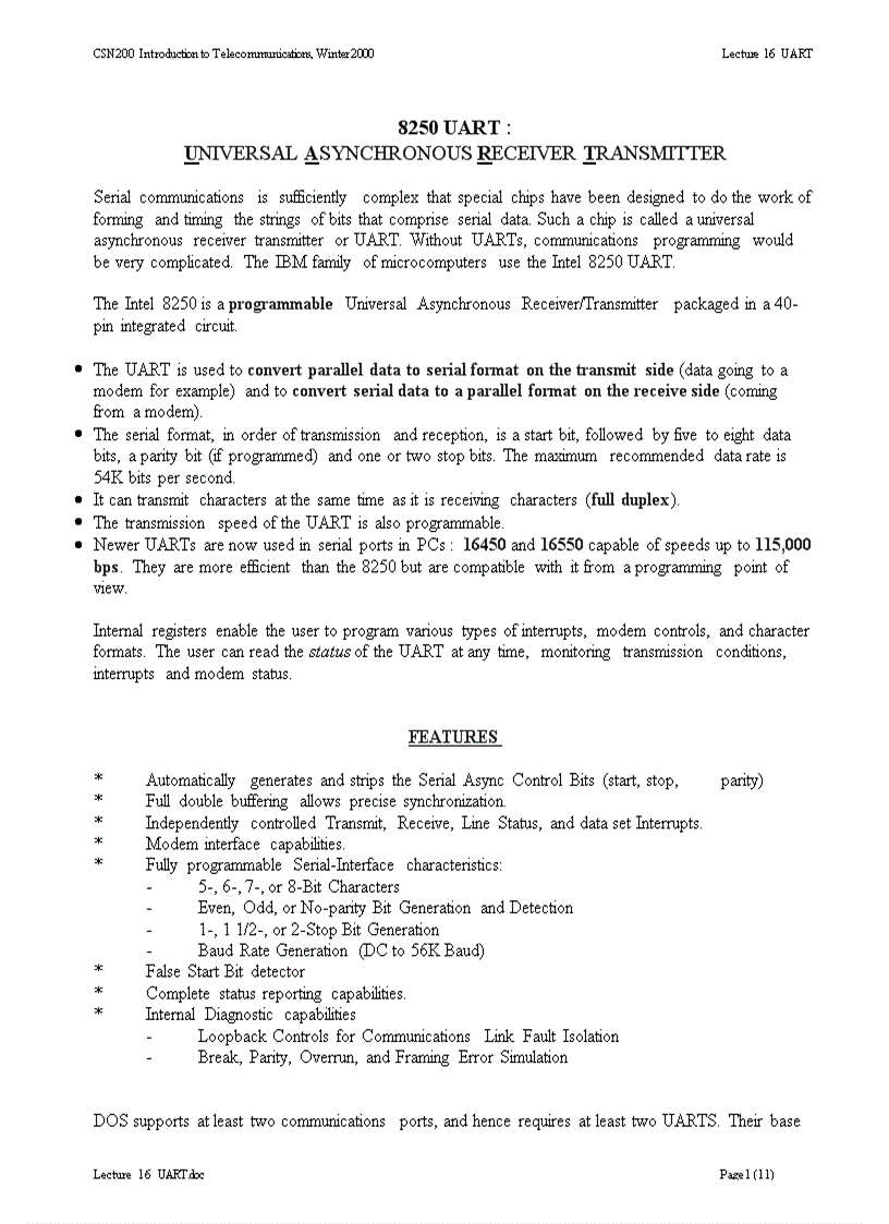 image for page 8250 uart