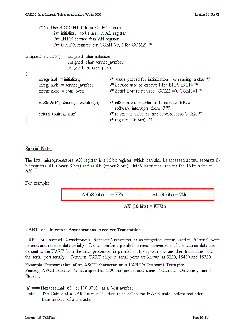 image for page 8250 uart