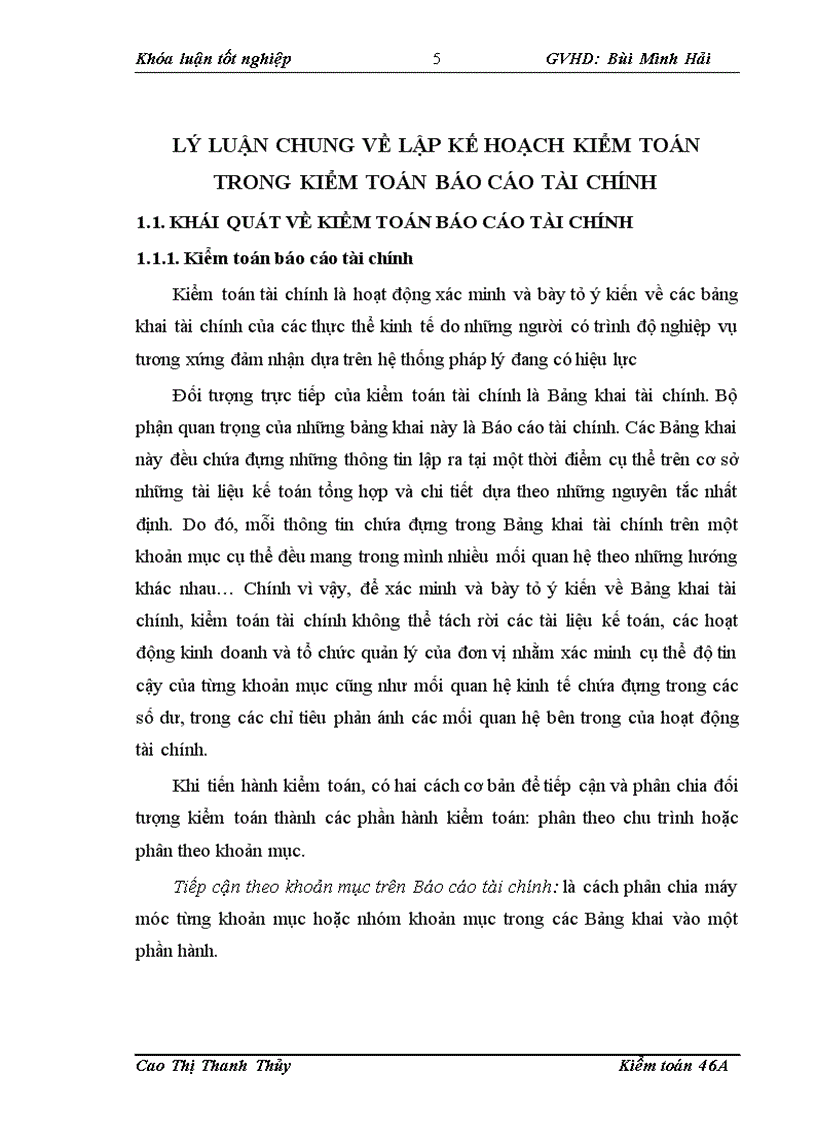 image for page Hoàn thiện lập kế hoạch kiểm toán trong kiểm toán Báo cáo tài chính tại Công ty TNHH Dịch vụ Kiểm toán và Tư vấn UHY