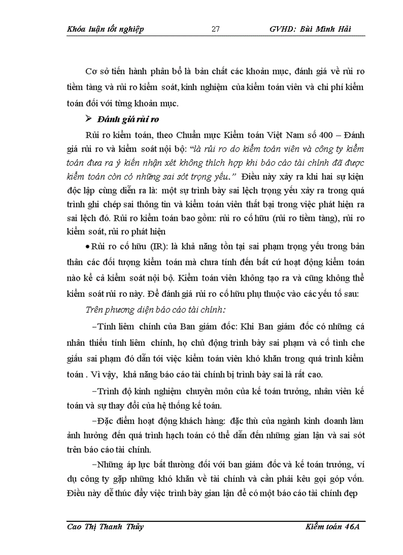 image for page Hoàn thiện lập kế hoạch kiểm toán trong kiểm toán Báo cáo tài chính tại Công ty TNHH Dịch vụ Kiểm toán và Tư vấn UHY