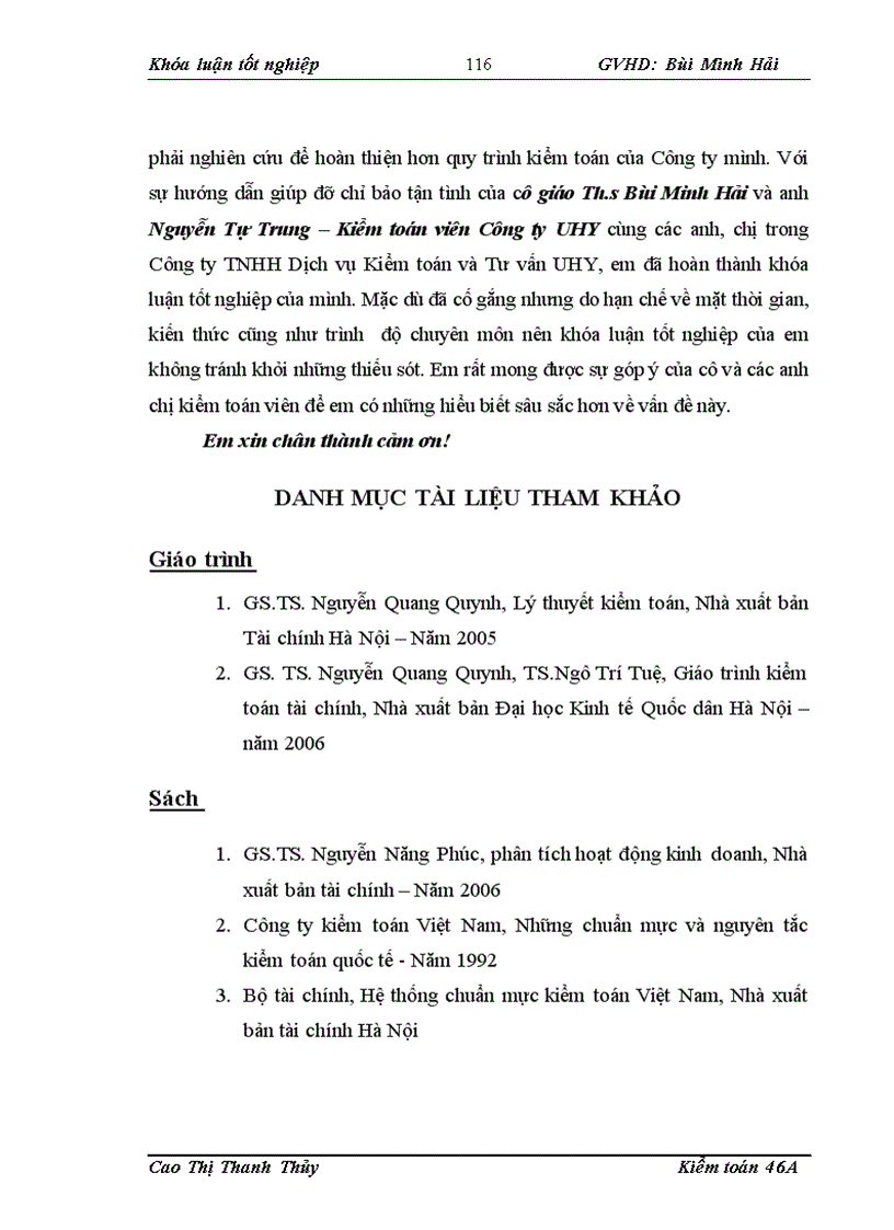 image for page Hoàn thiện lập kế hoạch kiểm toán trong kiểm toán Báo cáo tài chính tại Công ty TNHH Dịch vụ Kiểm toán và Tư vấn UHY