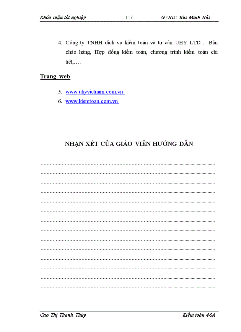 image for page Hoàn thiện lập kế hoạch kiểm toán trong kiểm toán Báo cáo tài chính tại Công ty TNHH Dịch vụ Kiểm toán và Tư vấn UHY